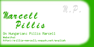 marcell pillis business card